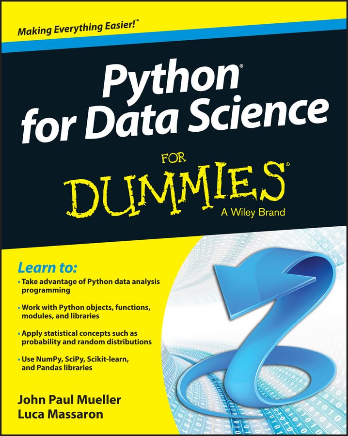 Python for Data Science For Dummies 1st ed